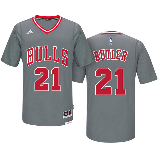 canotta NBA Jimmy Butler 2016 Número 21 chicago bulls grigio poco prezzo